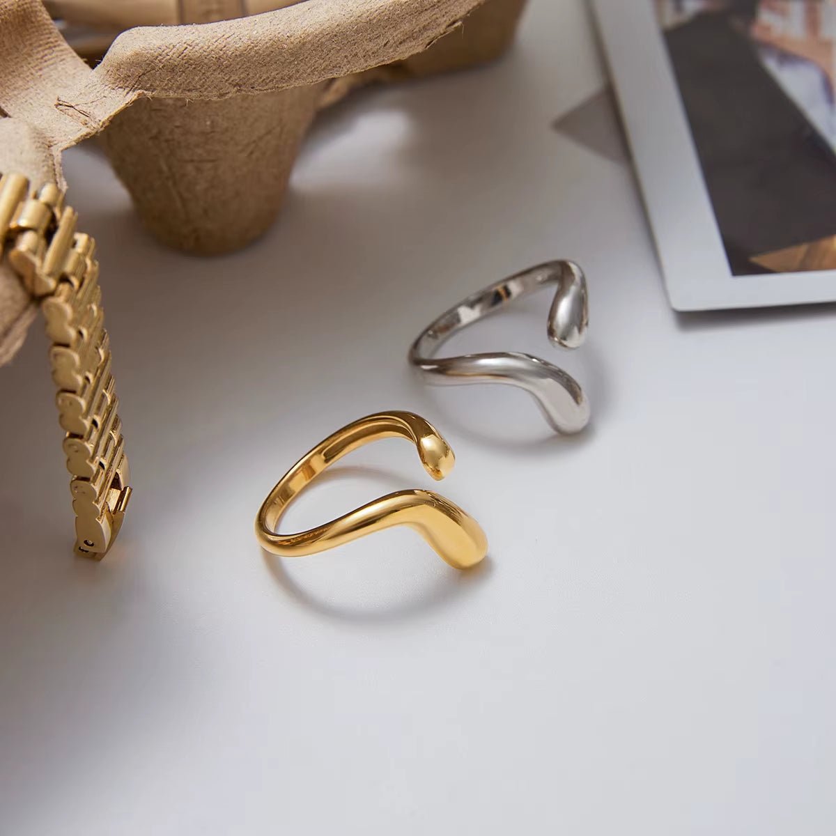 Tate Gold Ring - ILLUSIVE JEWELS USA
