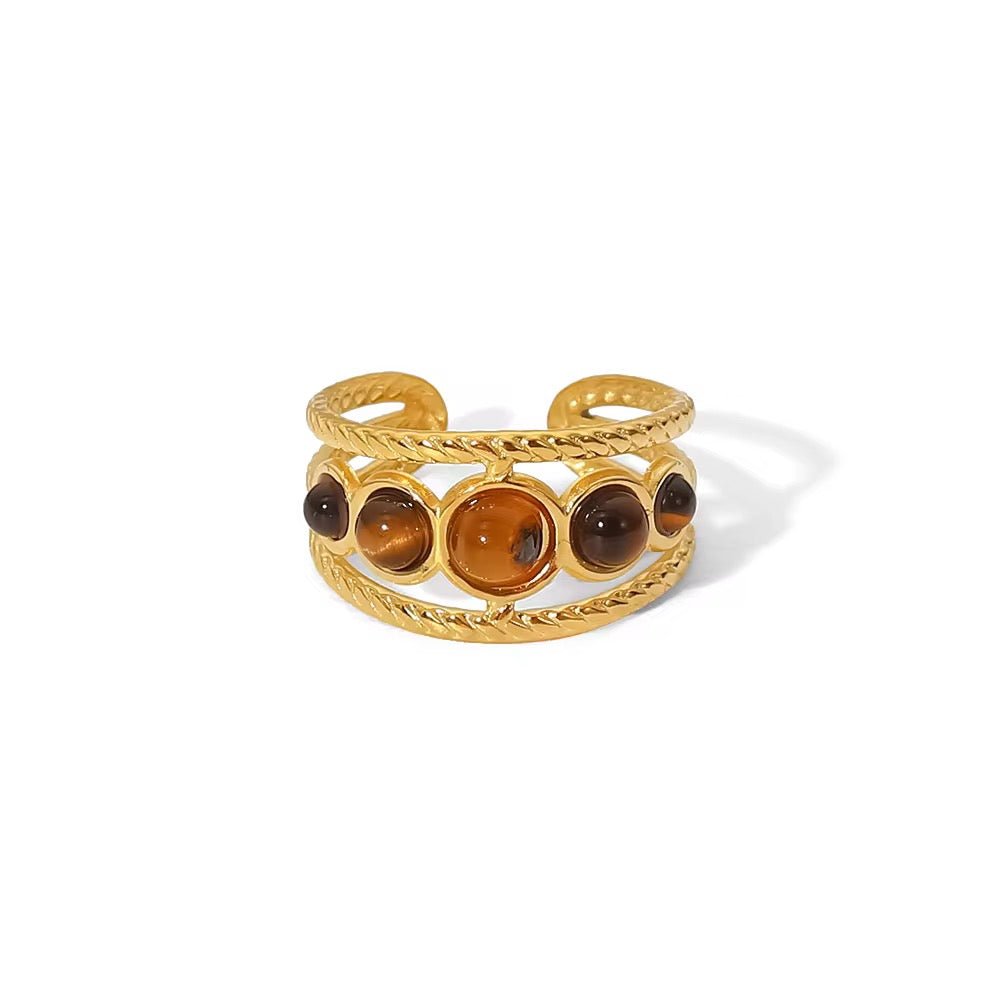 Tiger Eye Ring - ILLUSIVE JEWELS USA