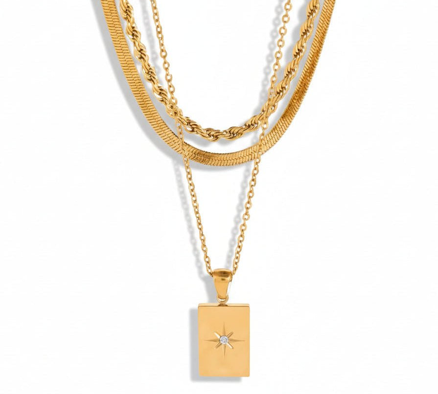 Wren Layered Necklace Set - ILLUSIVE JEWELS USA